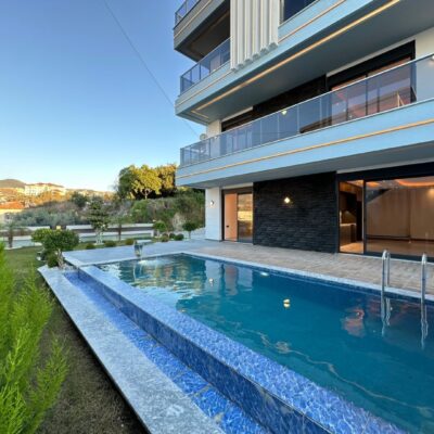 Kansalaisuuteen soveltuva Luxury 7 Room Triplex Villa Myynnissä Kargicak Alanya 6