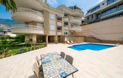 Goedkoop gemeubileerd 3 kamer appartement te koop in Bektas Alanya 12