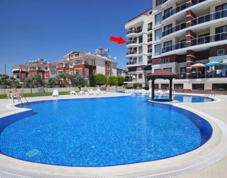 Billig möblerad 3-rumslägenhet till salu i Belek Antalya 16
