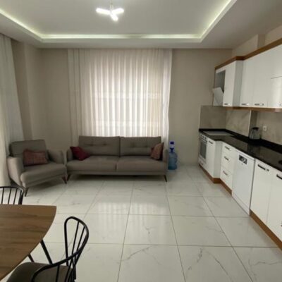 Billig møbleret 3 værelses lejlighed til salg i Oba Alanya 16