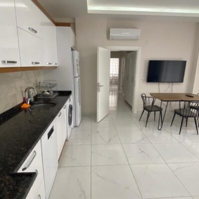 Billig møblert 3 roms leilighet til salgs i Oba Alanya 19