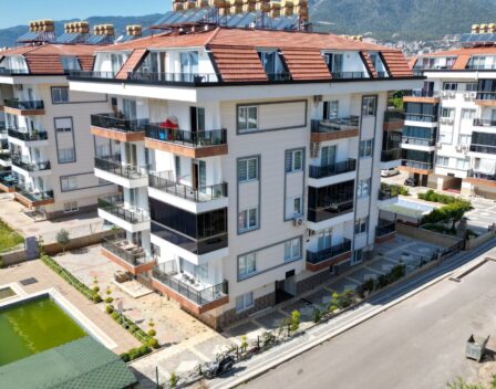 Cheap Furnished 3 Room Apartment For Sale In Oba Alanya 29