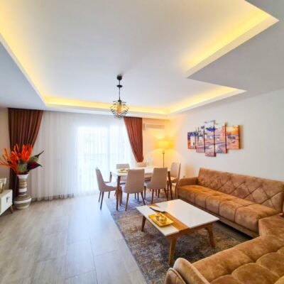 Cheap Furnished 3 Room Duplex For Sale In Kestel Alanya 8