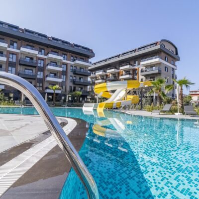 Full Activity 2 Room Flat For Sale In Oba Alanya 12