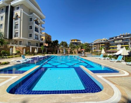 Full Activity 3 Room Apartment For Sale In Oba Alanya 1