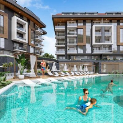 Full Activity Furnished 5 Room Duplex For Sale In Kestel Alanya 1