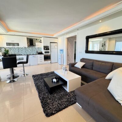 Furnished Sea View 3 Room Apartment For Sale In Mahmutlar Alanya 13