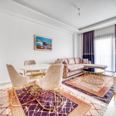 Luksus møblert 2 roms leilighet til salgs i Oba Alanya 9