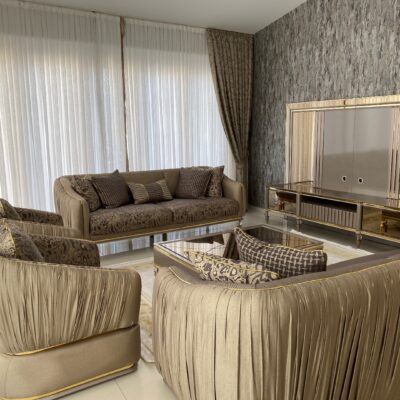 Luksuriøst møblert 3-roms duplex til salgs i Kestel Alanya 2