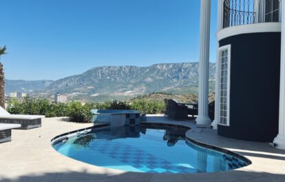 Luxuriös möblierte 5-Zimmer-Villa zum Verkauf in Kargicak Alanya 9
