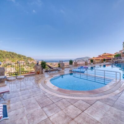 Luksus havudsigt 4 værelses villa til salg i Tepe Alanya 10