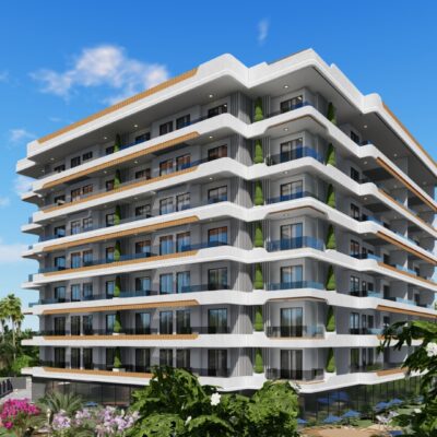 Projektin asuntoja myytävänä osoitteessa Gazipasa Antalya 4