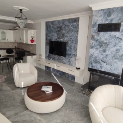 Strandmøblert 3-roms leilighet til salgs i Tosmur Alanya 3