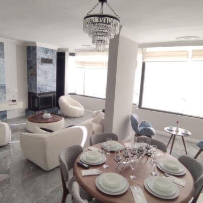 Beachfront Furnished 3 Room Apartment For Sale In Tosmur Alanya 4