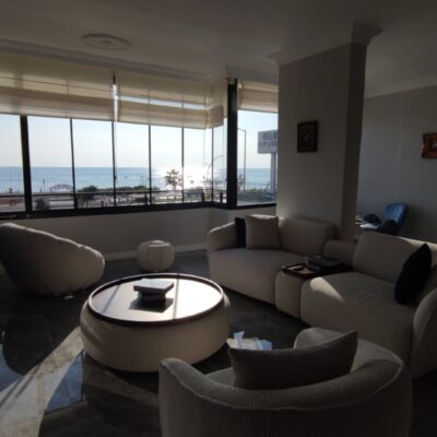 Beachfront Furnished 3 Room Apartment For Sale In Tosmur Alanya 6