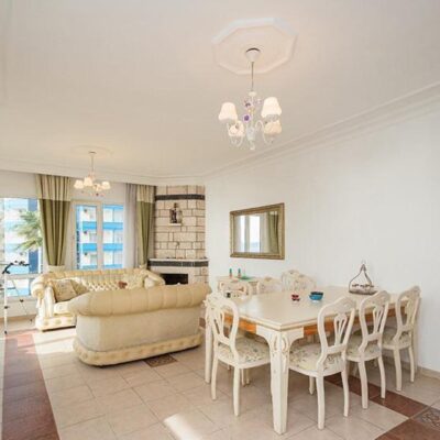 Beachfront Furnished 4 Room Apartment For Sale In Tosmur Alanya 12