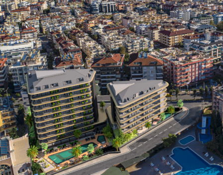 Central Luxury 2-roms leilighet til salgs i Alanya 1