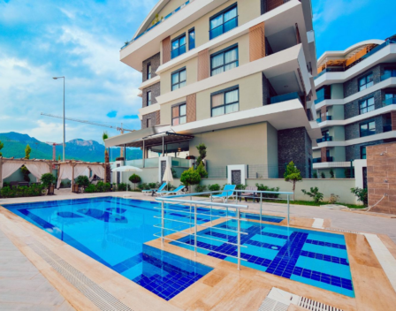 Cheap Furnished 2 Room Flat For Sale In Oba Alanya 1