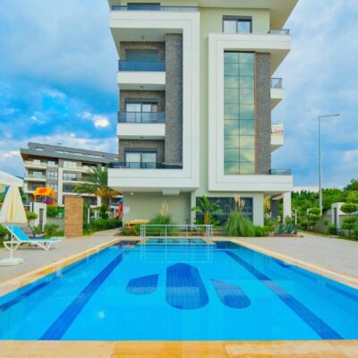Goedkoop gemeubileerd 2 kamer appartement te koop in Oba Alanya 25