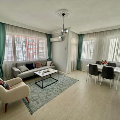 Billig møblert 3 roms leilighet til salgs i Mahmutlar Alanya 15