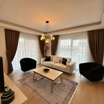 Billig møblert 3 roms leilighet til salgs i Mahmutlar Alanya 31
