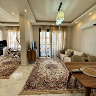 Billig møbleret 3 værelses lejlighed til salg i Oba Alanya 20