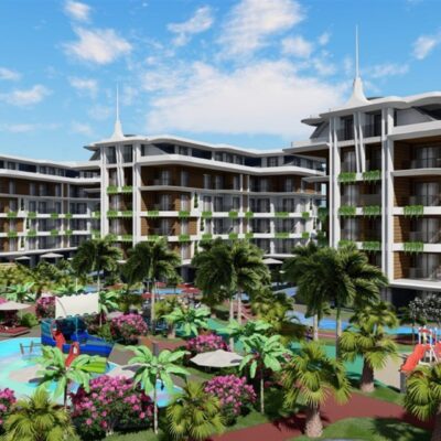 Full Activity 2 Room Flat From Project For Sale In Oba Alanya 1