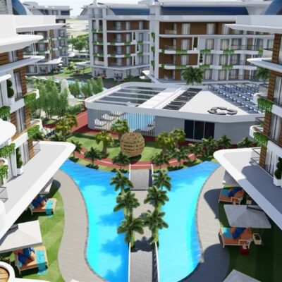 Full Activity 2 Room Flat From Project For Sale In Oba Alanya 4