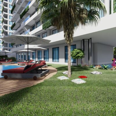Full Activity 2 Room Flats From Project For Sale In Mahmutlar Alanya 1