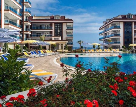 Full Activity Cheap 3 Room Apartment For Sale In Cikcilli Alanya 1