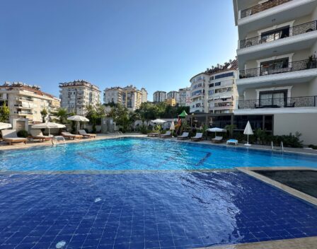 Full Activity Cheap 3 Room Apartment For Sale In Oba Alanya 12