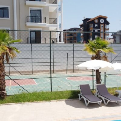 Full Activity Furnished 2 Room Flat For Sale In Kestel Alanya 8