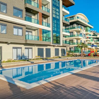 Full Activity Furnished 2 Room Flat For Sale In Oba Alanya 5