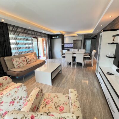 Full Activity Furnished 5 Room Duplex For Sale In Oba Alanya 11