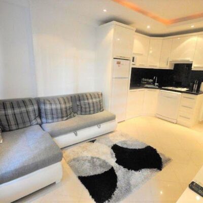 Furnished 2 Room Flat For Sale In Oba Alanya 22