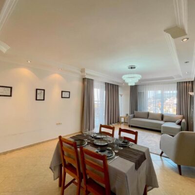 Möblierte 3-Zimmer-Wohnung zum Verkauf in Cleopatra Alanya 4