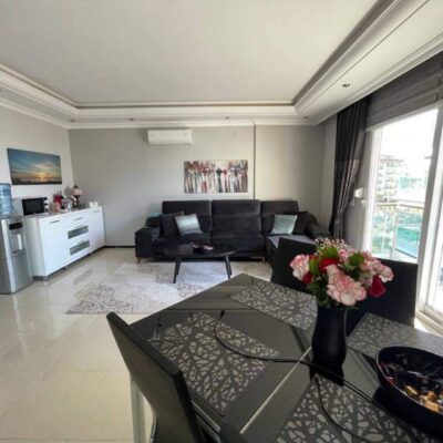 Gemeubileerd 3 kamer appartement te koop in Kestel Alanya 4