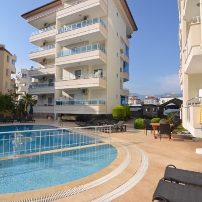 Furnished 3 Room Apartment For Sale In Oba Alanya 1
