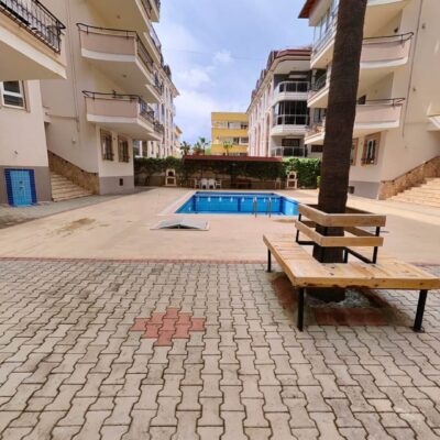Møblert billig 3 roms leilighet til salgs i Oba Alanya 10