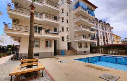 Gemeubileerd goedkoop 3 kamer appartement te koop in Oba Alanya 11
