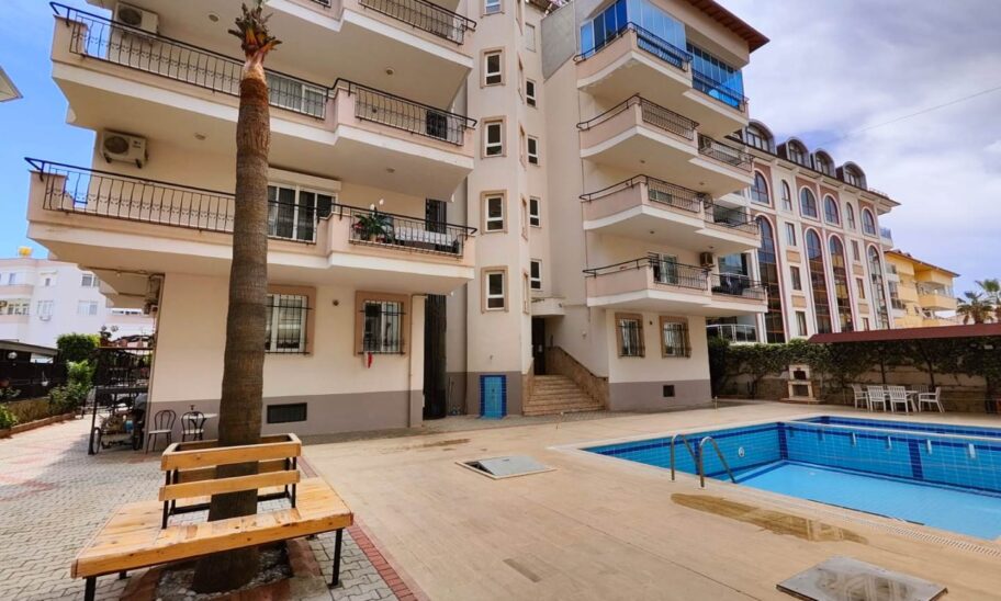 Gemeubileerd goedkoop 3 kamer appartement te koop in Oba Alanya 11