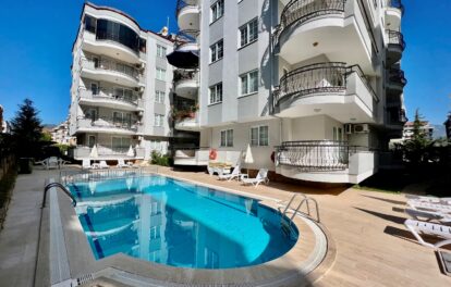 Gemeubileerd goedkoop 3 kamer appartement te koop in Oba Alanya 13