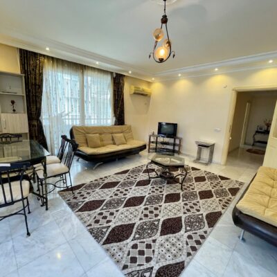 Möblierte, günstige 3-Zimmer-Wohnung zum Verkauf in Oba Alanya 16