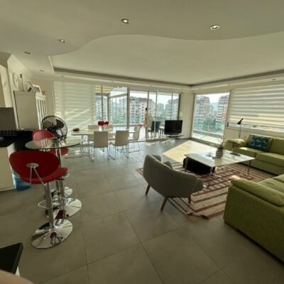 Möblierte Luxus-4-Zimmer-Wohnung zum Verkauf in Cikcilli Alanya 4