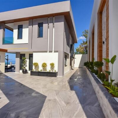 Alanya Kargıcak'ta Satılık Lüks Deniz Manzaralı 5 Odalı Tripleks Villa 10