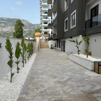 Neu gebaute 2-Zimmer-Wohnung zum Verkauf in Mahmutlar Alanya 9