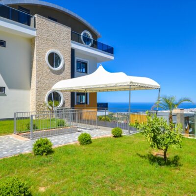 Sea View 3 Room Duplex For Sale In Kargicak Alanya 1