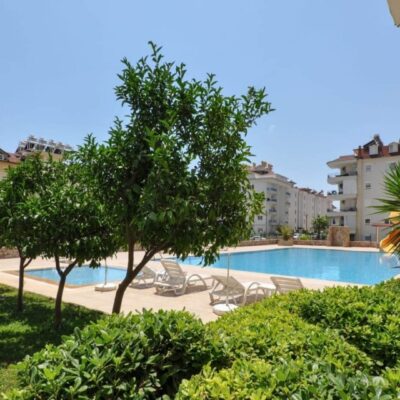 Sea View Furnished 2 Room Flat For Sale In Cikcilli Alanya 6