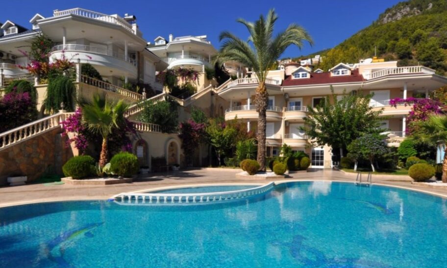Sea View Furnished 4 Room Duplex For Sale In Tepe Alanya 1