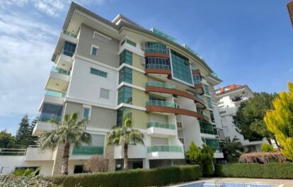 Beachfront Furnished 3 Room Duplex For Sale In Kestel Alanya 1